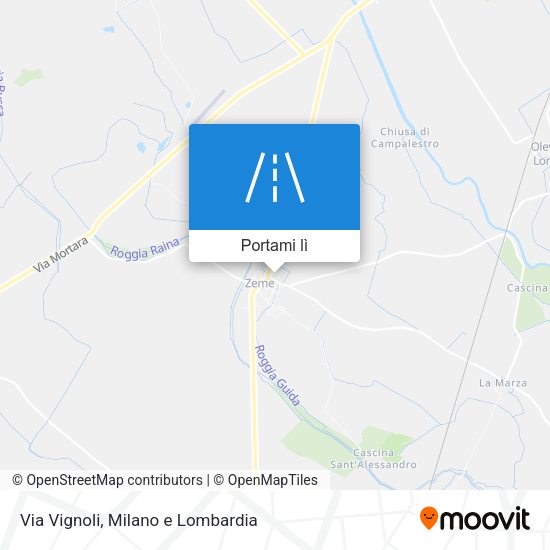 Mappa Via Vignoli