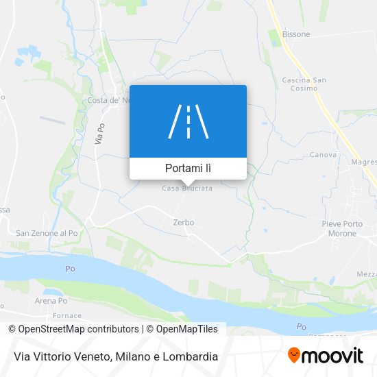 Mappa Via Vittorio Veneto