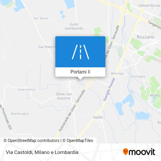 Mappa Via Castoldi
