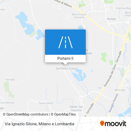 Mappa Via Ignazio Silone
