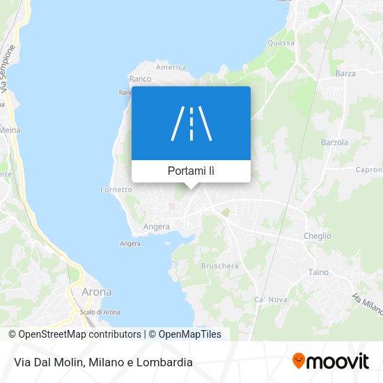Mappa Via Dal Molin