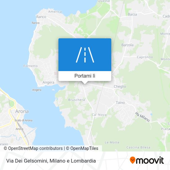 Mappa Via Dei Gelsomini
