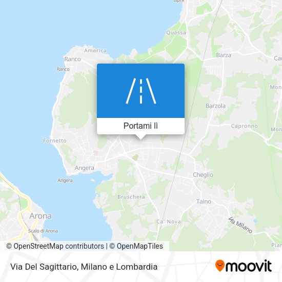 Mappa Via Del Sagittario