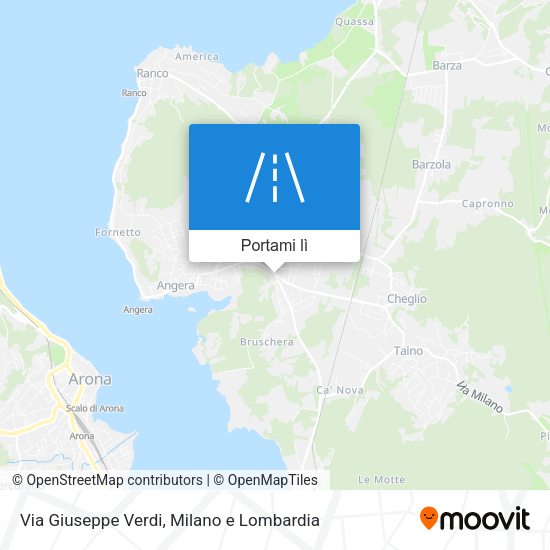 Mappa Via Giuseppe Verdi