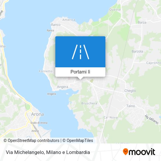 Mappa Via Michelangelo