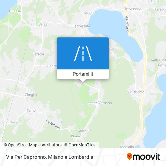 Mappa Via Per Capronno