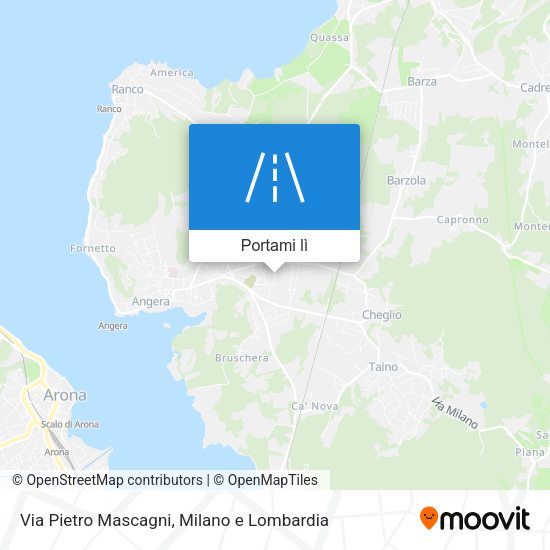 Mappa Via Pietro Mascagni