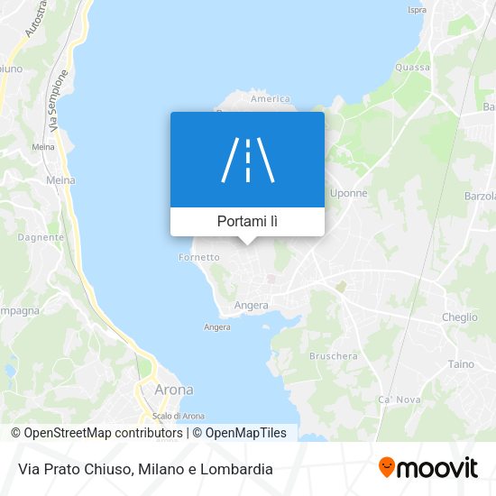 Mappa Via Prato Chiuso