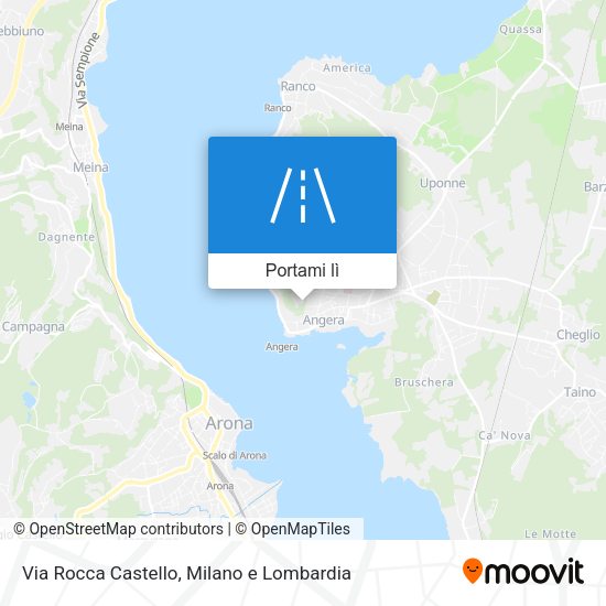 Mappa Via Rocca Castello