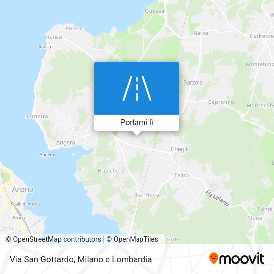 Mappa Via San Gottardo