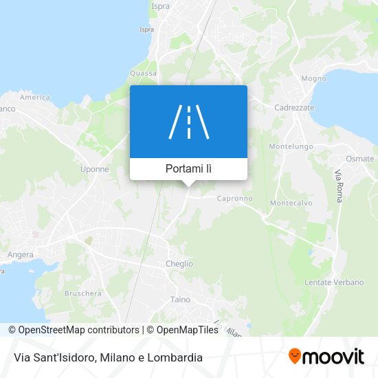 Mappa Via Sant'Isidoro