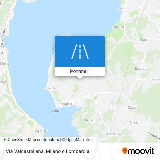 Mappa Via Valcastellana