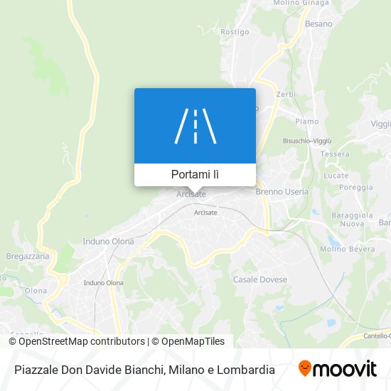 Mappa Piazzale Don Davide Bianchi