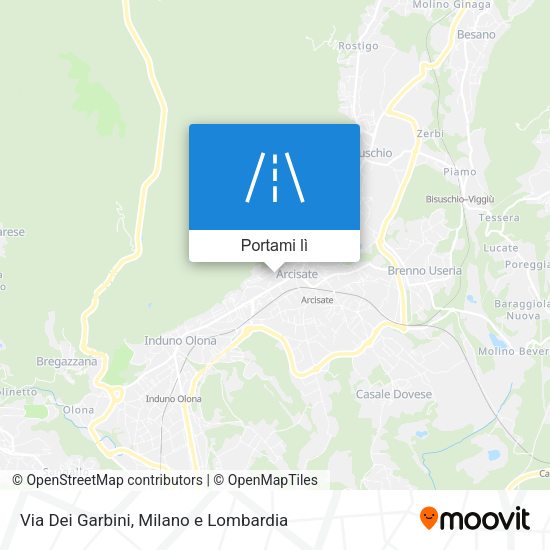 Mappa Via Dei Garbini
