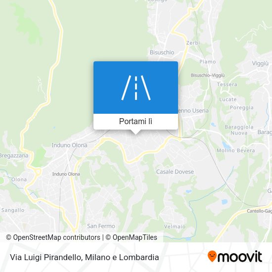 Mappa Via Luigi Pirandello