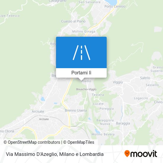 Mappa Via Massimo D'Azeglio