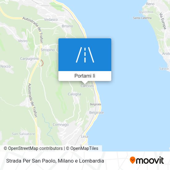 Mappa Strada Per San Paolo
