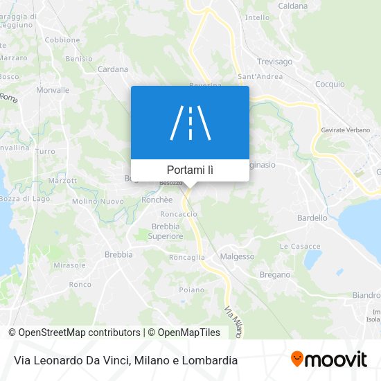 Mappa Via Leonardo Da Vinci