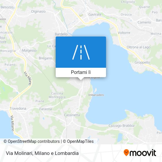 Mappa Via Molinari