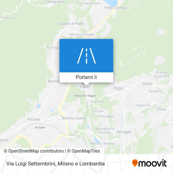 Mappa Via Luigi Settembrini