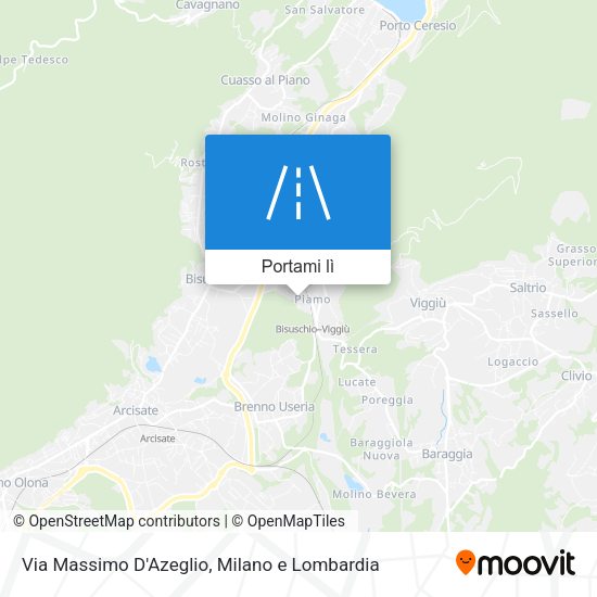 Mappa Via Massimo D'Azeglio