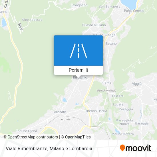 Mappa Viale Rimembranze