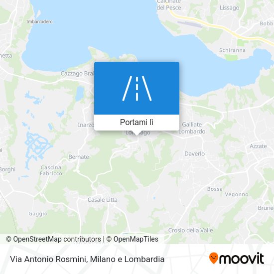 Mappa Via Antonio Rosmini