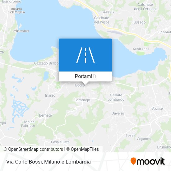 Mappa Via Carlo Bossi