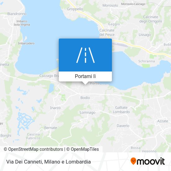 Mappa Via Dei Canneti
