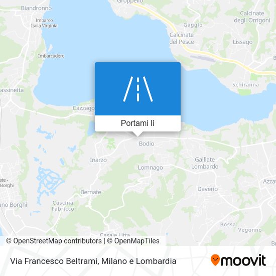 Mappa Via Francesco Beltrami