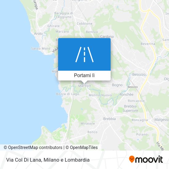 Mappa Via Col Di Lana
