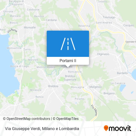 Mappa Via Giuseppe Verdi
