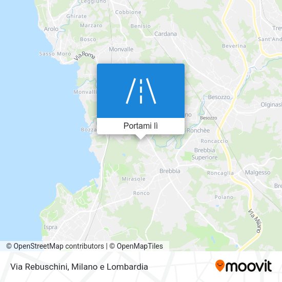 Mappa Via Rebuschini
