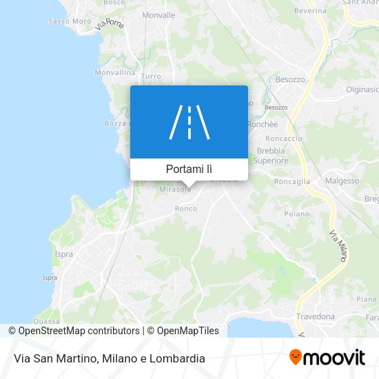 Mappa Via San Martino