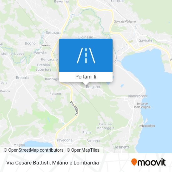 Mappa Via Cesare Battisti