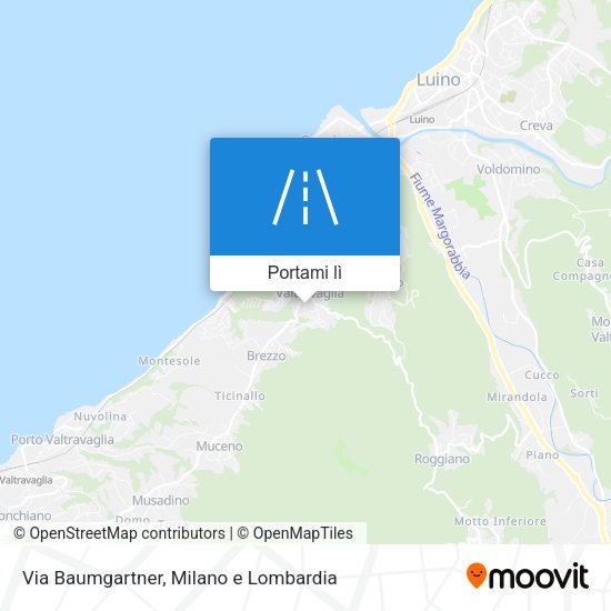 Mappa Via Baumgartner