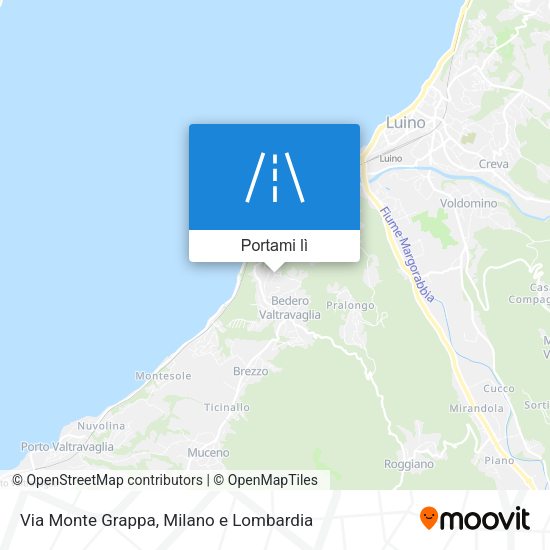 Mappa Via Monte Grappa
