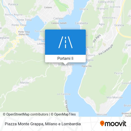 Mappa Piazza Monte Grappa