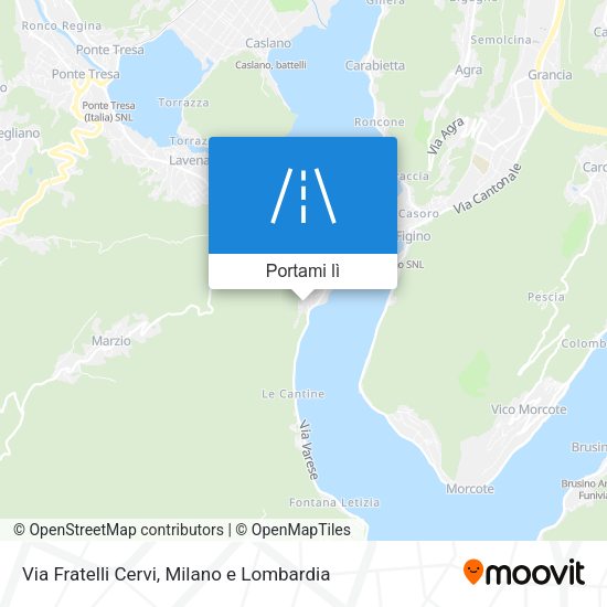 Mappa Via Fratelli Cervi