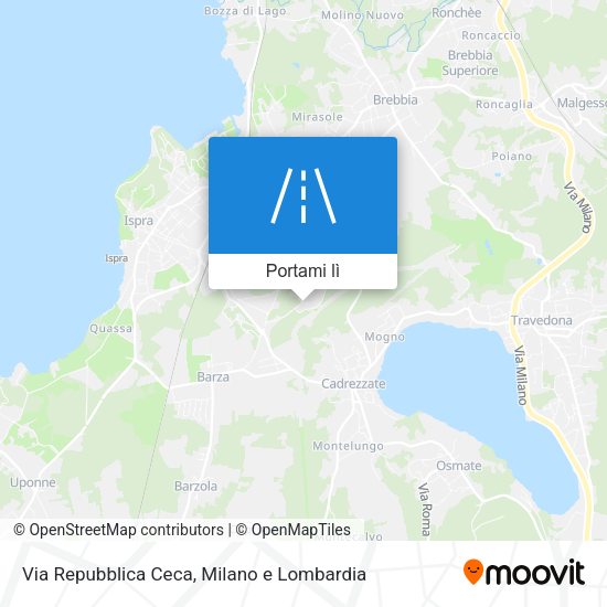 Mappa Via Repubblica Ceca