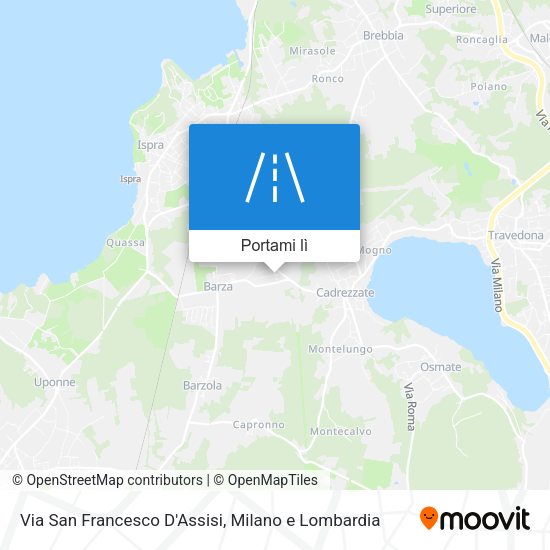 Mappa Via San Francesco D'Assisi