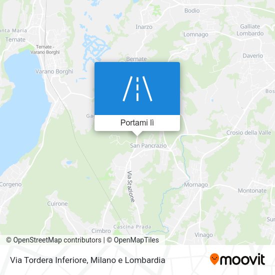 Mappa Via Tordera Inferiore