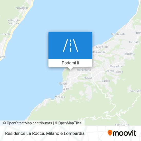 Mappa Residence La Rocca