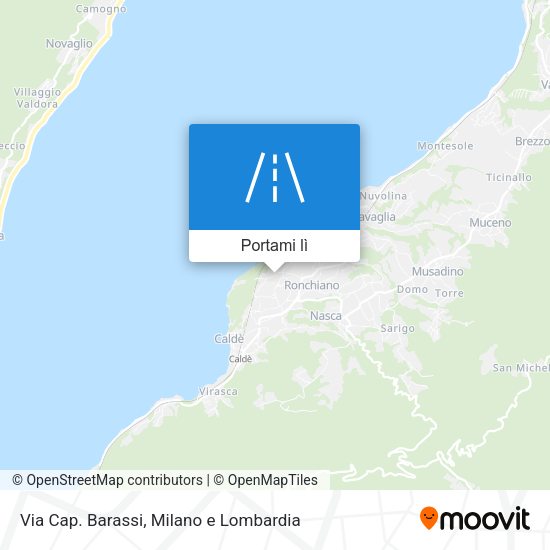 Mappa Via Cap. Barassi