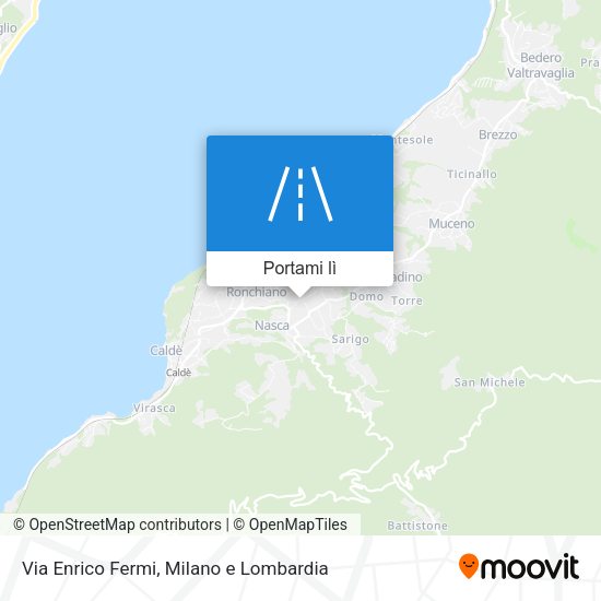 Mappa Via Enrico Fermi
