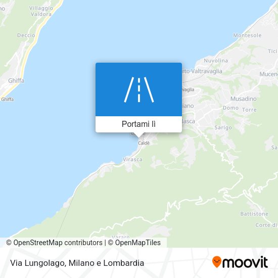 Mappa Via Lungolago