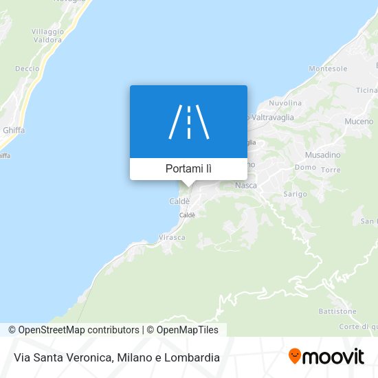 Mappa Via Santa Veronica