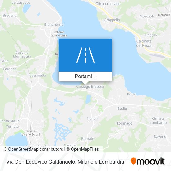 Mappa Via Don Lodovico Galdangelo