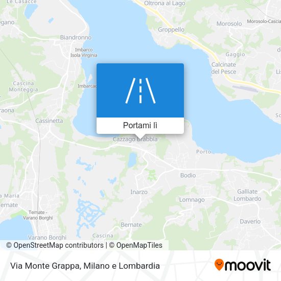 Mappa Via Monte Grappa