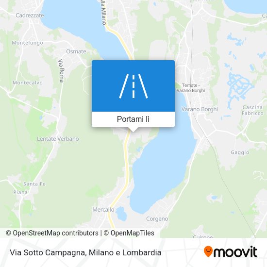 Mappa Via Sotto Campagna